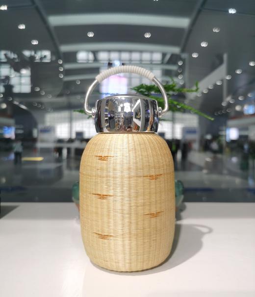 260ml 竹丝手提保温杯°本色&碳化色 商品图5