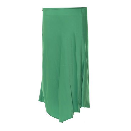 VIMAGE纬漫纪夏季新款高腰中长款过膝优雅高贵不规则缎半身裙V1906513 商品图4