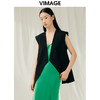 VIMAGE纬漫纪夏季新款百搭马甲简约修身西装薄外套V1903514 商品缩略图2