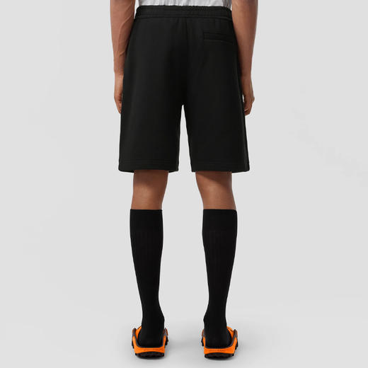 【二】BURBERRY 巴宝莉 男士棉质字母徽标印花休闲短裤 黑色 8055354 A1189 商品图2