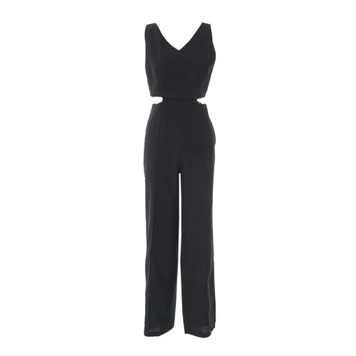 VIMAGE纬漫纪夏季新款高腰修身休闲裤连衣裤V1907519 商品图4