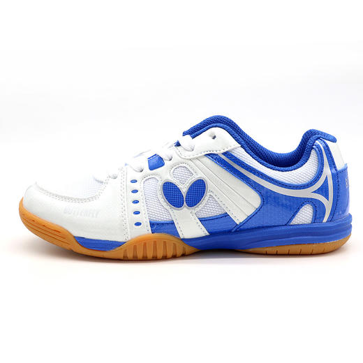 Butterfly蝴蝶儿童乒乓球鞋CHD-6专业儿童青少年运动鞋防滑耐磨舒适透气白蓝色 商品图2