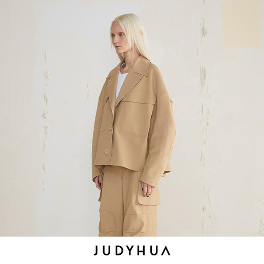 JUDYHUA 龟背廓形设计款外套 商品图1