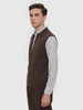 callisto咖色毛晴拉链开衫棒球领针织马甲 FRVST008C 商品缩略图1