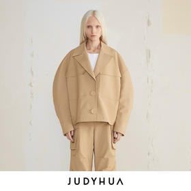 JUDYHUA 龟背廓形设计款外套