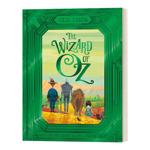 英文原版 The Wizard of Oz 绿野仙踪 Julia Sarda插画 精装纪念版 英文版 绘本小说 进口英语书籍 商品图1