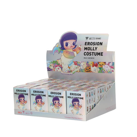 POPMART 盲盒系列 MOLLY INSTINCTOY娃娃装侵蚀系列 商品图5
