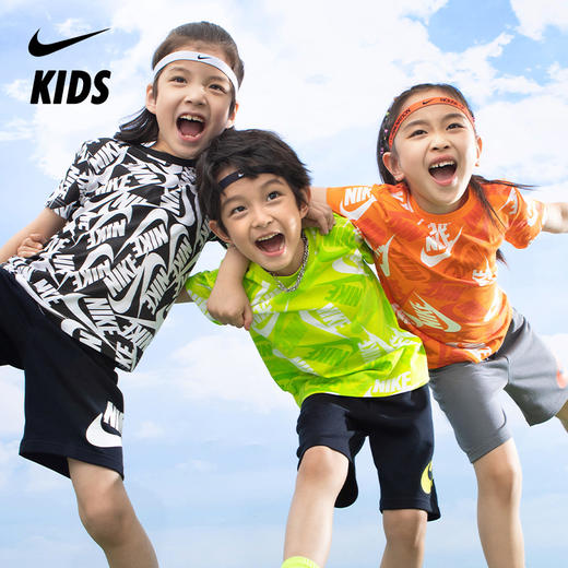 NIKE  耐克  夏 小童 短袖套装 休闲轻盈透气潮流 NKB-KS-H749 商品图0