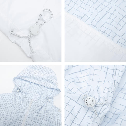 KELME卡尔美科学艺术城系列夏季新款薄防紫外线UPF50连帽皮肤衣外套 商品图5