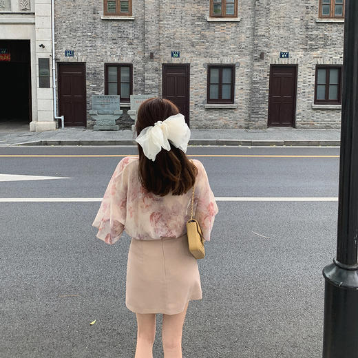 金蘑菇菇 奶咖半裙 法式温柔风 商品图0