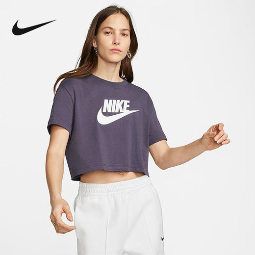 Nike/耐克短袖T恤女子夏新款宽松舒适圆领运动上衣BV6176-015 商品图0