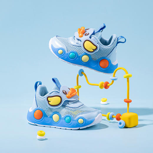 B.Duck小黄鸭童鞋夏季儿童时尚休闲鞋23-30 BY1481027 商品图4