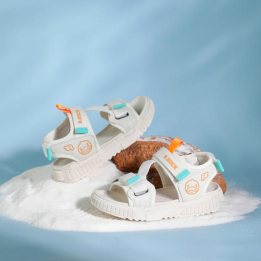 B.Duck小黄鸭童鞋夏季儿童凉鞋31-35 B2485002 商品图3