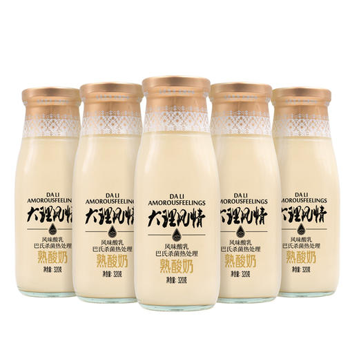 【日期新鲜】欧亚大理风情熟酸奶320g*10瓶乳制品 商品图4