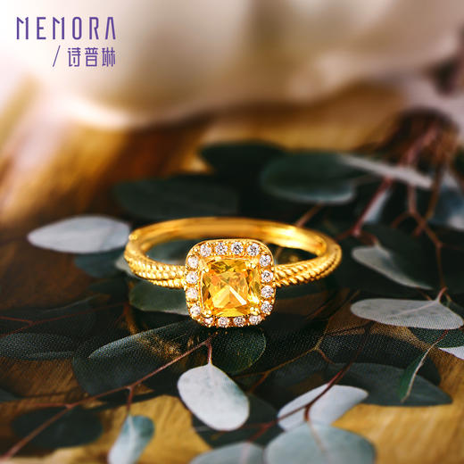 【积分抵值】闪耀方糖戒指，颜值珠峰，可调节活口黄金足金戒指送女朋友生日礼物MEMORA诗普琳LRE01501、LPE02201 商品图10