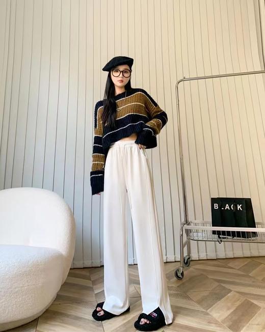 空气棉阔腿裤，修饰腿型，舒适耐穿 商品图8