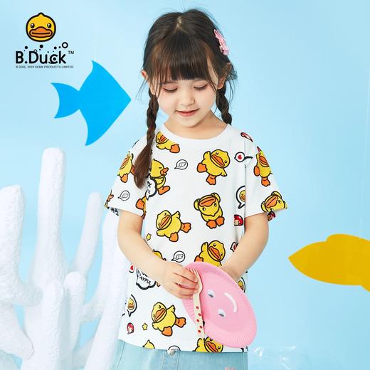 B.Duck小黄鸭童装夏季短袖T恤105-160 BF2201921B 商品图4