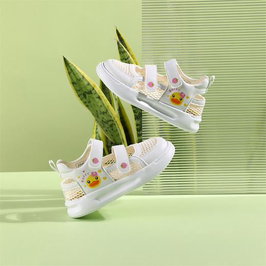 B.Duck小黄鸭童鞋夏季儿童运动鞋26-35 F1385045 商品图4