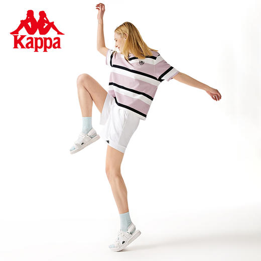Kappa卡帕短裤2023新款女针织短裤时尚运动三分裤运动裤K0D42DY43 商品图3