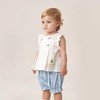 英氏女童套装夏季新品无袖背心灯笼裤纯棉两件套YRABJ2P294A 商品缩略图1