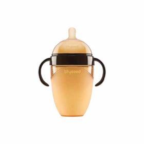 世喜大棕瓶 婴儿断奶奶瓶 宝宝奶瓶奶嘴宽口径硅胶吸管奶瓶240ml