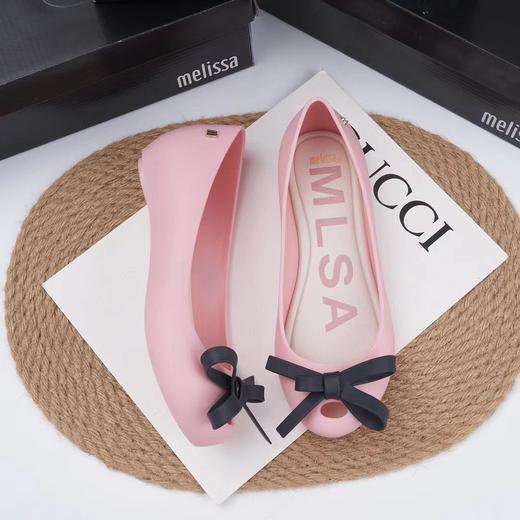 点此购买 梅丽莎女士蝴蝶结果冻鞋 dx 252086 商品图3
