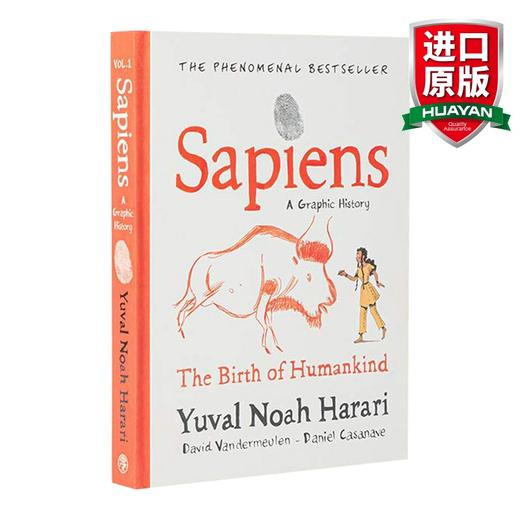 英文原版 Sapiens A Graphic History 人类简史1 从动物到上帝 漫画小说 漫画社科科普 英文版 进口英语原版书籍 商品图0