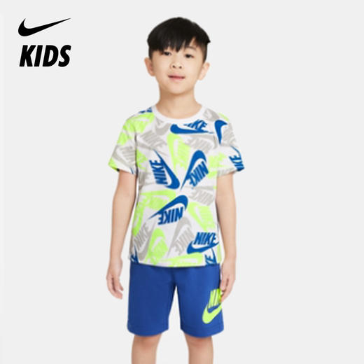 NIKE  耐克  夏 小童 短袖套装 休闲轻盈透气潮流 NKB-KS-H749 商品图7