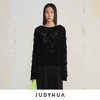 JUDYHUA 镂空设计款针织上衣 商品缩略图0