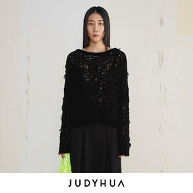 JUDYHUA 镂空设计款针织上衣