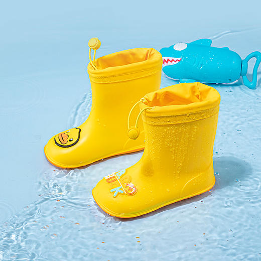 B.Duck小黄鸭童鞋四季雨靴20-30 B2415911 商品图3