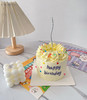 4寸Happy Birthday一鲜奶动物奶油蛋糕 商品缩略图0