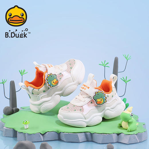 B.Duck小黄鸭童鞋夏季儿童运动鞋22-30 BY1481020 商品图3