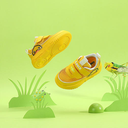 B.Duck小黄鸭童鞋夏季儿童运动鞋22-32 B1383024 商品图3