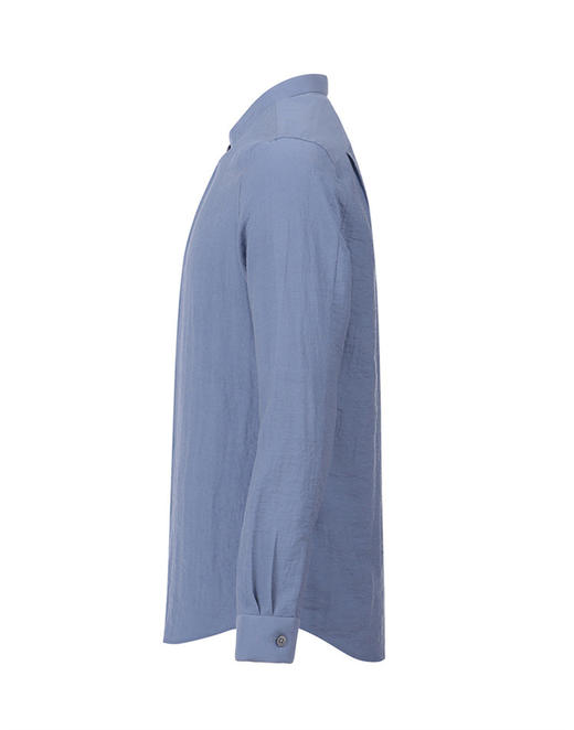 布兰施甄选男装系列亚麻立领衬衫 商品图2