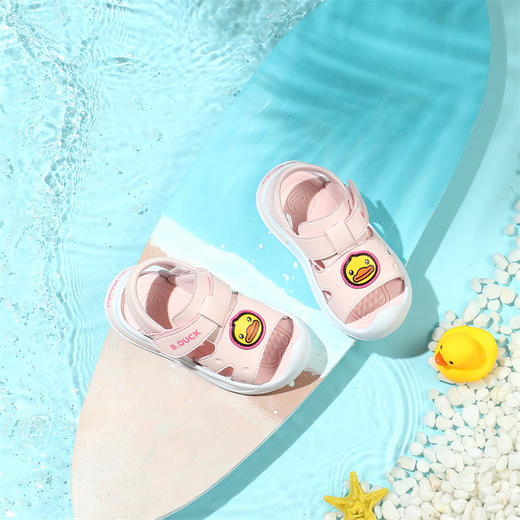 B.Duck小黄鸭童鞋夏季儿童凉鞋22-30 B2383046 商品图2