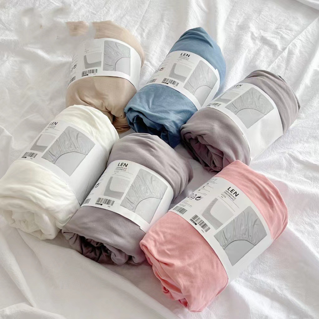 【宜家同源 舒适好打理针织棉床笠】亲肤透气 防滑不移位 软糯顺滑 享受“裸睡”的快乐