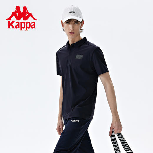 Kappa 1916经典复古POLO2023新款男运动短袖休闲翻领T恤K0D32PD46 商品图0