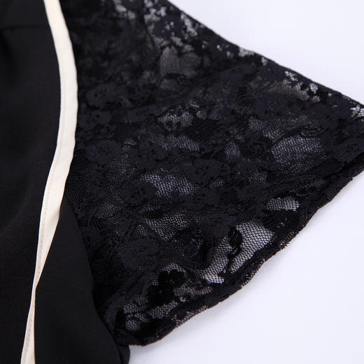 NF8C9斯尔丽瑟俪2023年拼接假两件式经典时尚大方小黑裙连衣裙 商品图4