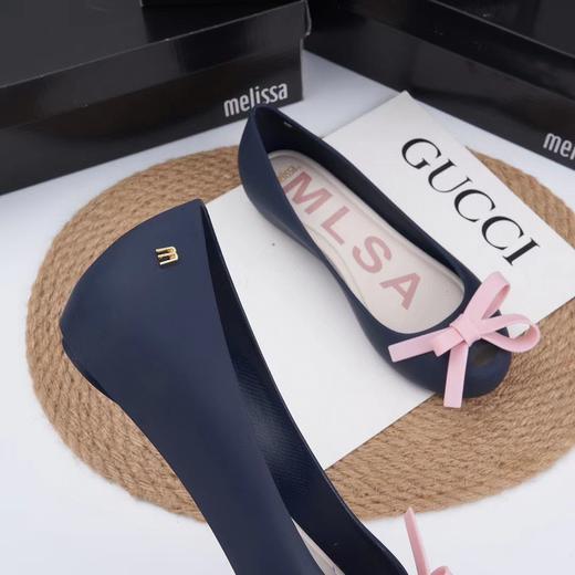 点此购买 梅丽莎女士蝴蝶结果冻鞋 dx 252086 商品图7
