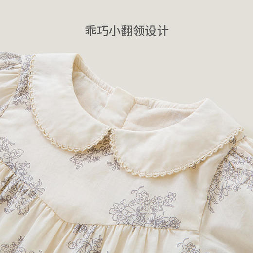 英氏儿童娃娃领连衣裙夏季薄款女宝宝裙子新款YRLCJ2P390A 商品图1