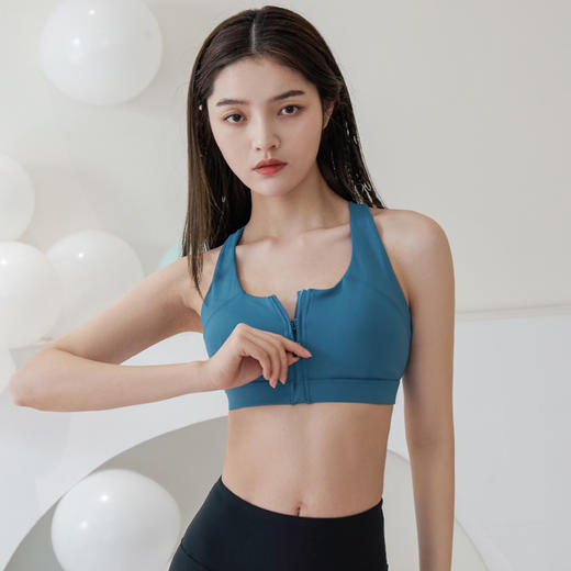 VOVOS潮跑前拉链中高强度运动内衣VWX8007 商品图4