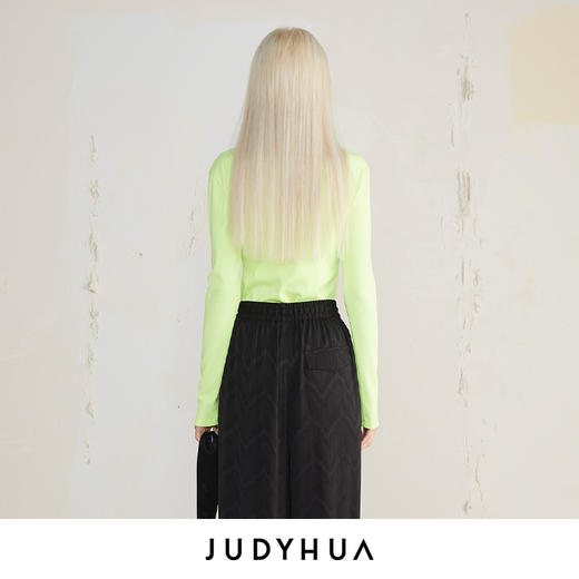 JUDYHUA 圆领极简设计款上衣 商品图2
