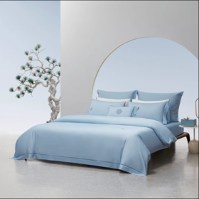 梦洁钰如意天丝面套件+天丝棉夏被组合