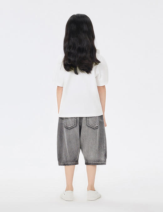 jnby   23年夏款  全棉斜纹牛仔短裤  1N4E12430 商品图6