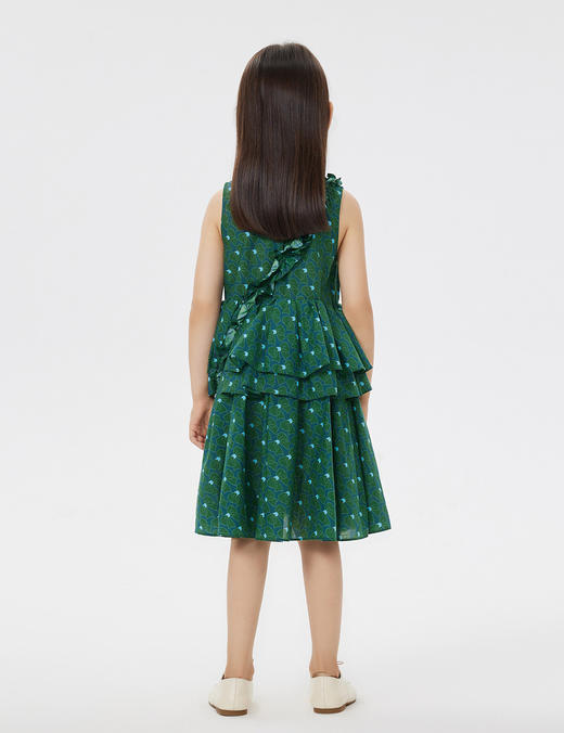 jnby  23年夏款  长绒棉原创图案无袖连衣裙  1N4G14930 商品图5