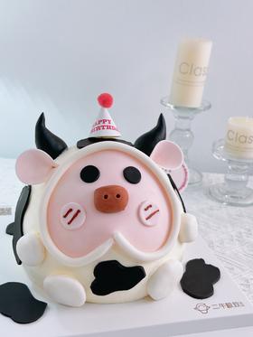 翻糖 - 可爱牛牛