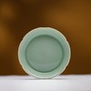 谷雨山房 翠青釉 葵口杯托 商品缩略图0
