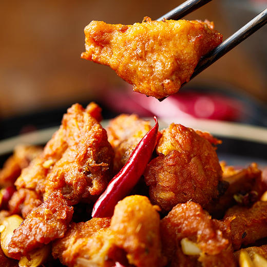 正大厨易花生辣子鸡350克/盒 商品图2