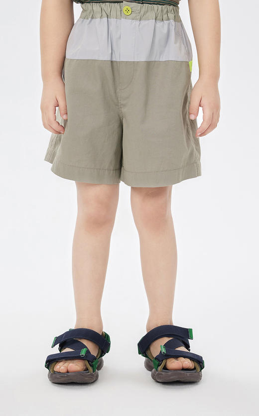 jnby  23年夏款  高支府绸细腻拼接短裤  1N5E12580 商品图5